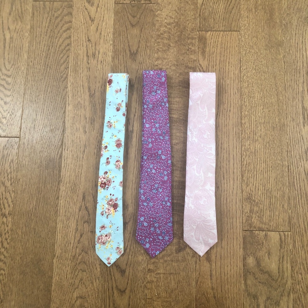 Floral Tie Set